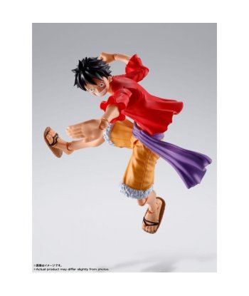 Figura Bandai S.H. Figuarts Monkey D. Luffy Onigashima - One Piece - El Capitán al Asalto de la Isla de Kaido 14cm