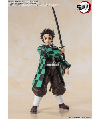 Figura Bandai S.H. Figuarts Tanjiro Kamado - Demon Slayer - El Cazador de Demonios con su Nichirin 14cm