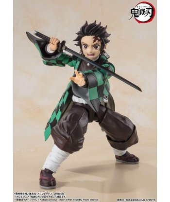 Figura Bandai S.H. Figuarts Tanjiro Kamado - Demon Slayer - El Cazador de Demonios con su Nichirin 14cm