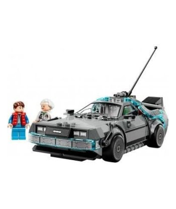 Set LEGO Speed Champions Máquina del Tiempo de Regreso al Futuro 77256 - El DeLorean con Marty y Doc