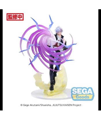 Figura Sega Luminasta Satoru Gojo "Hollow Purple" - Jujutsu Kaisen - El Hechicero más Fuerte Desata el Vacío Púrpura 20cm