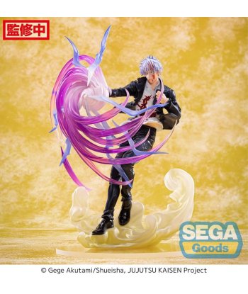 Figura Sega Luminasta Satoru Gojo "Hollow Purple" - Jujutsu Kaisen - El Hechicero más Fuerte Desata el Vacío Púrpura 20cm