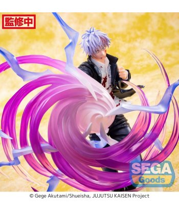 Figura Sega Luminasta Satoru Gojo "Hollow Purple" - Jujutsu Kaisen - El Hechicero más Fuerte Desata el Vacío Púrpura 20cm
