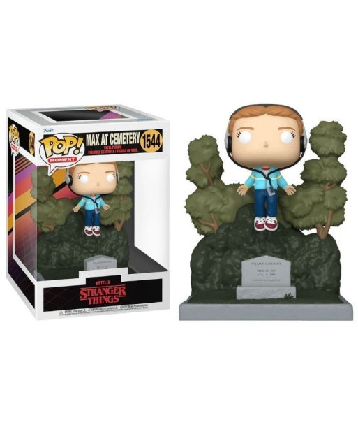 Figura Funko Pop Moment Max at Cemetery 1544 - Stranger Things - Max Levitando sobre la Tumba de Billy