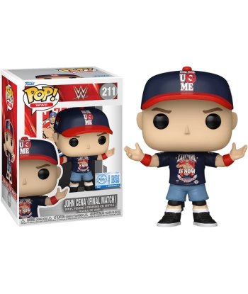 Figura Funko Pop John Cena (Final Match) 211 - WWE - La Despedida del Campeón con su Gorra Final Final