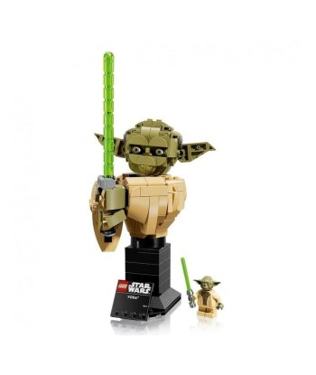 Set LEGO Busto de Yoda 75438 Star Wars - Construye al Maestro Jedi para tu Colección
