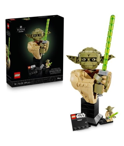 Set LEGO Busto de Yoda 75438 Star Wars - Construye al Maestro Jedi para tu Colección