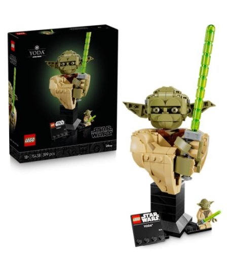 Set LEGO Busto de Yoda 75438 Star Wars - Construye al Maestro Jedi para tu Colección