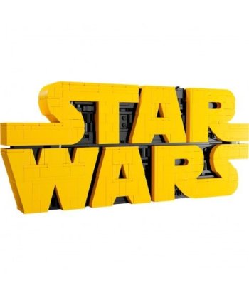 Set LEGO Logo de Star Wars 75407 - Construye el Mítico Logotipo Amarillo de la Saga