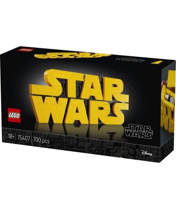 Set LEGO Logo de Star Wars 75407 - Construye el Mítico Logotipo Amarillo de la Saga