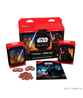 STAR WARS UNLIMITED LA CHISPA DE LA REBELIÓN CAJA DE INICIO