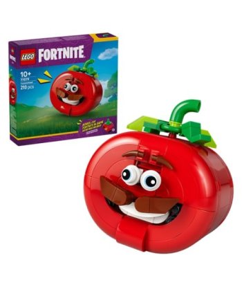 Set LEGO Tomatoide 77079 Fortnite - Construye al Tomate más Famoso de la Isla con Escena Interior