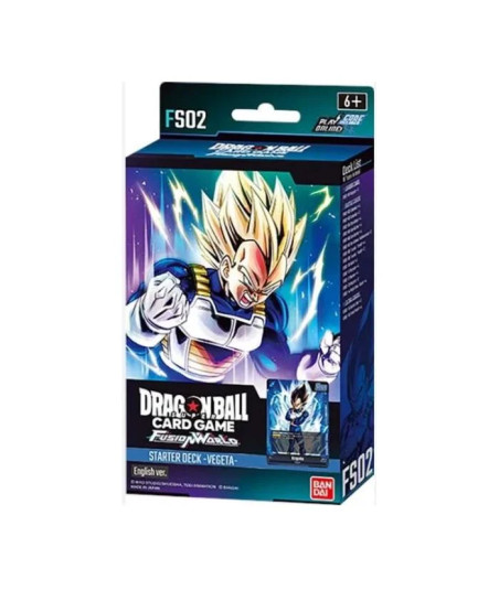 DRAGON BALL SUPER CARD GAME FUSION WORLD STARTER DECK VEGETA FS02