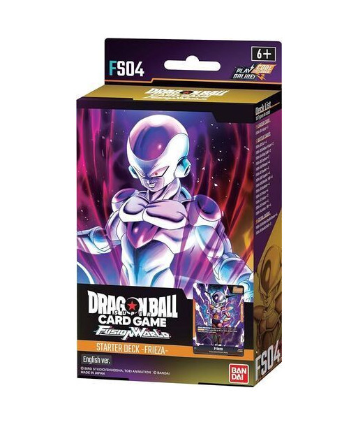 DRAGON BALL SUPER CARD GAME FUSION WORLD STARTER DECK FRIEZA FS02