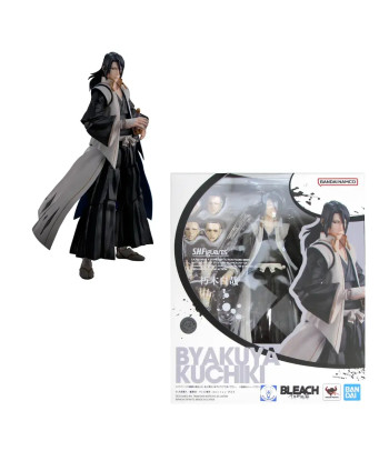 BYAKUYA KUCHIKI FIG. 15.5CM BLEACH SH FIGUARTS