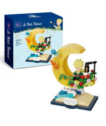 Set de construcción figurita Pantasy El Principito y zorro en la luna (86318)