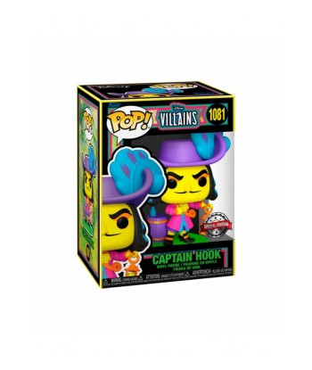 Funko POP! CAPTAIN HOOK BLACKLIGHT (1081) - DISNEY VILLAINS