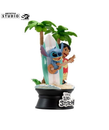 FIGURA LILO Y STITCH ABYSTYLE SURFISTA 17CM