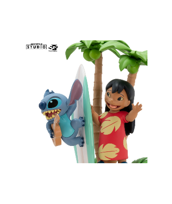 FIGURA LILO Y STITCH ABYSTYLE SURFISTA 17CM