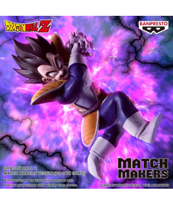 FIGURA DRAGON BALL Z VEGETA MATCH MAKERS 9 CM