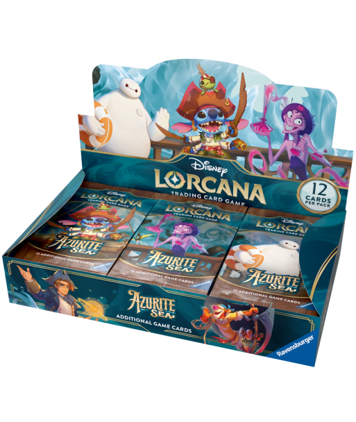 Caja Azurite Sea - Disney Lorcana TCG (EN) (24 Sobres)