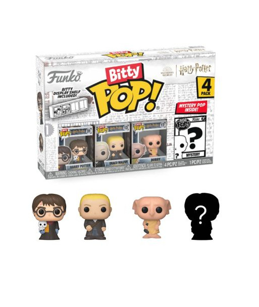 BITTY POP! HARRY POTTER, DACRO MALFOY, DOBBY & MISTERY - HARRY POTTER