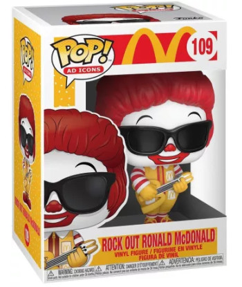 Funko POP! Rock Out Ronald McDonald (109) - McDonalds