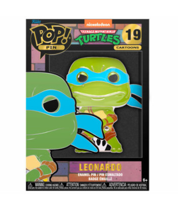 FUNKO POP PIN! LEONARDO 19 - TEENAGE MUTANT NINJA TURTLES