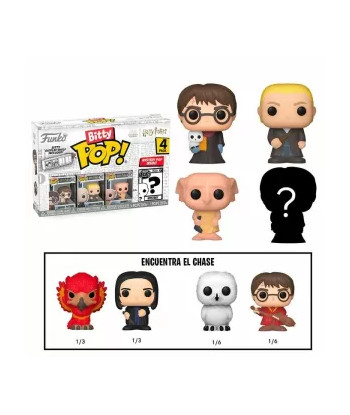 BITTY POP! HARRY POTTER, DACRO MALFOY, DOBBY & MISTERY - HARRY POTTER