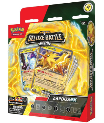 Pokémon TCG: Deluxe Battle Deck 2024 Temporal Forces (Zapdos Ex) (Inglés)