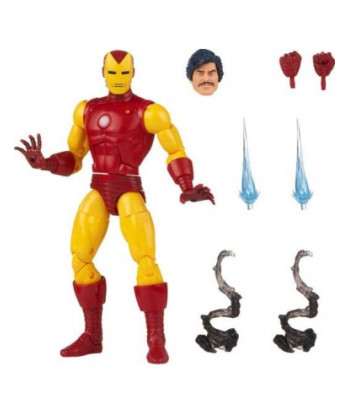 FIGURA MARVEL LEGENDS IRON MAN 20 AÑOS 15CM