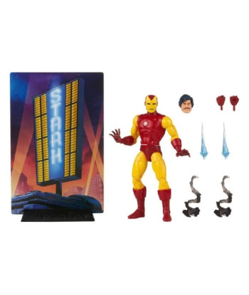 FIGURA MARVEL LEGENDS IRON MAN 20 AÑOS 15CM