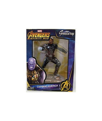 FIGURA INFINITY WAR MARVEL GALLERY Capitan America Estatua Pvc 23 Cm