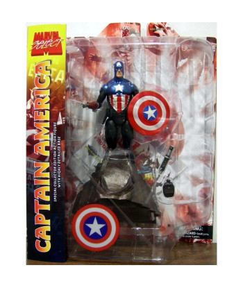 FIGURA CAPITAN AMERICA MARVEL SELECT 18 CM