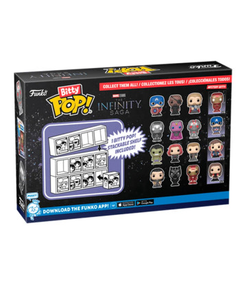 BITTY POP! NICK FURY, THOR, CAPITAN AMERICA & MISTERY - MARVEL