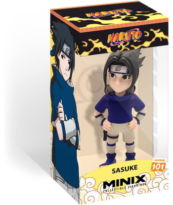 Figura Sasuke Uchiha Minix - Naruto Shippuden - El Genio del Clan Uchiha 12cm