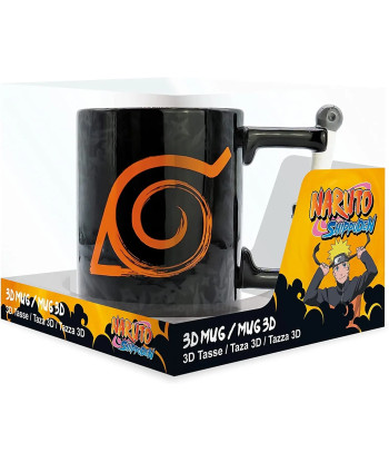 Naruto Shippuden Kunaï Konoha Taza 3D 460 ml