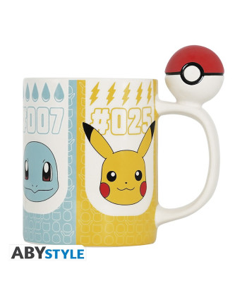 TAZA POKEMON 460 ML POKEMON INICIALES