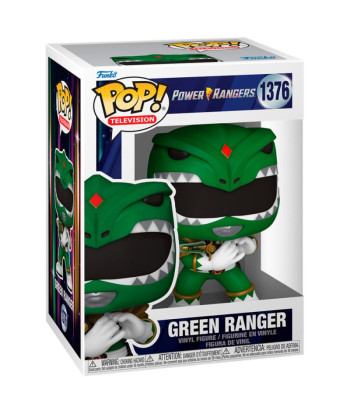Figura Funko Pop Green Ranger 1376 - Power Rangers - ¡El Poder del Dragonzord!