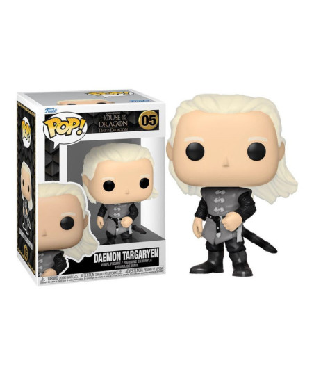 Figura Funko Pop Daemon Targaryen 05 - La Casa del Dragón - El Príncipe Canalla con su Espada de Acero Valyrio