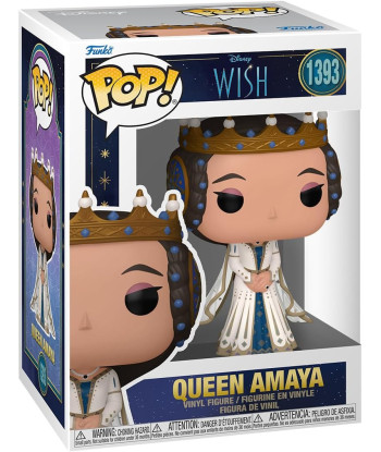 Figura Funko Pop Queen Amaya 1393 - Disney Wish - La Soberana más Elegante de Rosas