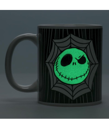 Taza paladone pesadilla antes de navidad brillo en la oscuridad