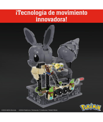 Mega Bloques De Construcción Pokémon Eeve En Movimiento