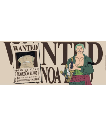 ONE PIECE - Taza - 460 ml - Zoro & Wanted - con caja