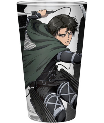 Vaso XXL Levi Ackerman Ataque a los titanes