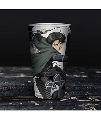 Vaso XXL Levi Ackerman Ataque a los titanes