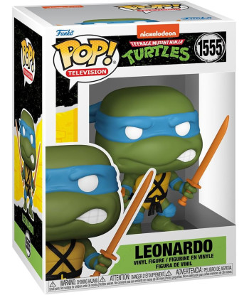 Figura Funko Pop Leonardo 1555 - Nickelodeon Teenage Mutant Ninja Turtles - El Líder con sus Dobles Katanas