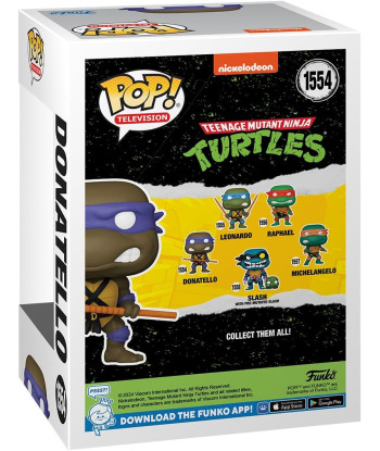 Figura Funko Pop Donatello 1554 - Nickelodeon Teenage Mutant Ninja Turtles - El Guerrero del Bastón Bo