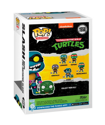 Figura Funko Pop Slash with Pre-Mutated Slash 1558 - Nickelodeon Teenage Mutant Ninja Turtles - El Dúo más Temible de las Alcant