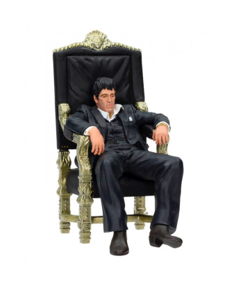 FIGURA TONY MONTANA SENTADO FIGURA 18 CM SCARFACE